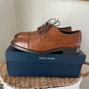 Cole Hann Modern Essentials Cap Oxfords Leather Mens 11 M With Original Box